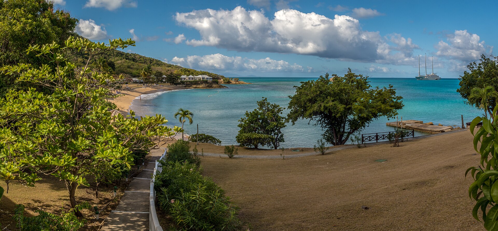 Sea Grapes Beach at Hawksbill Bay Antigua — a west-coast beach option often considered by cruise passengers