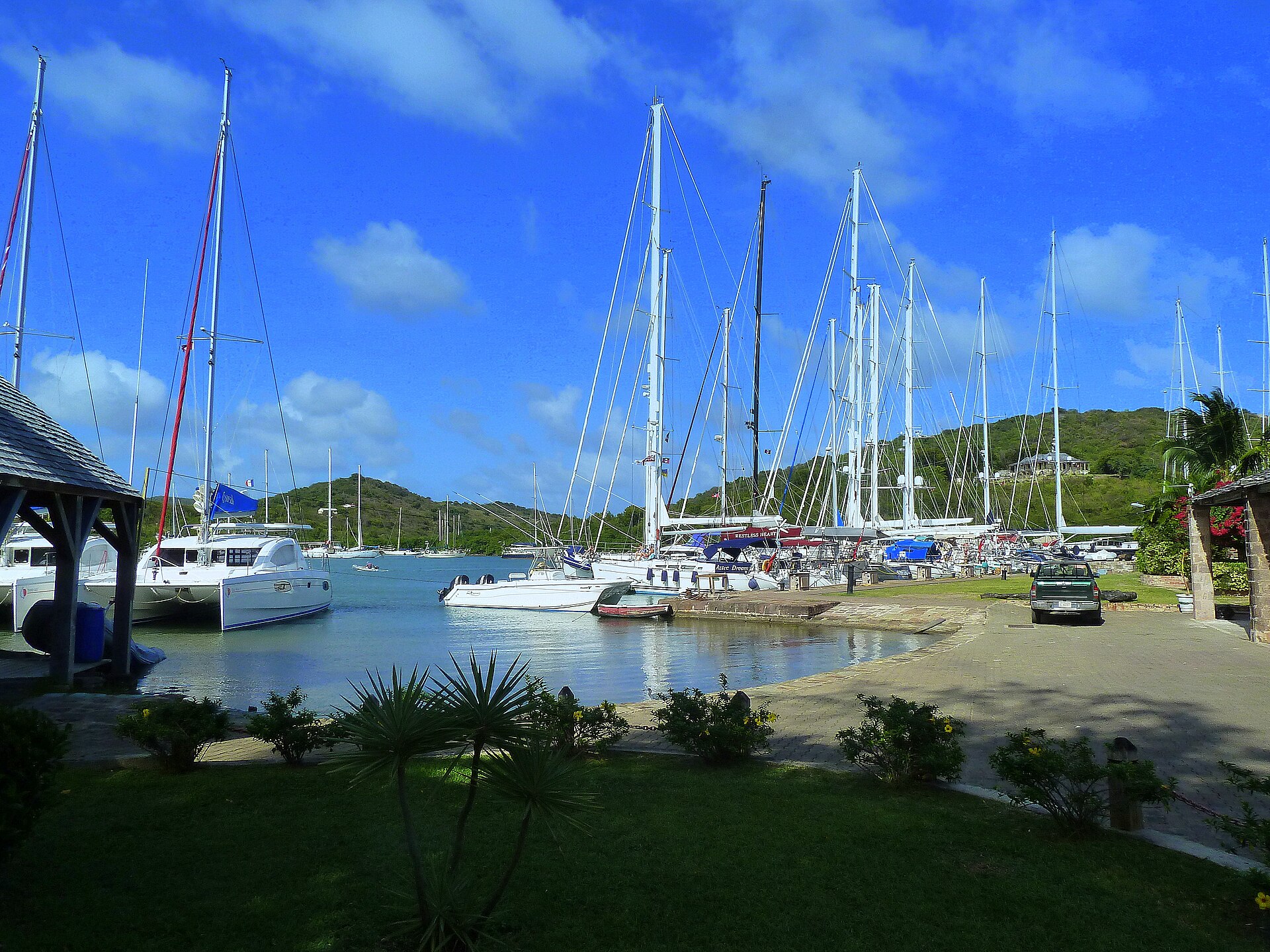 English Harbour and Nelson's Dockyard waterfront in Antigua for history-focused cruise shore planning